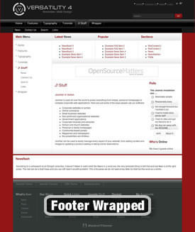 Footer Wrapped